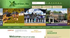 Desktop Screenshot of cityofgreen.org