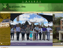 Tablet Screenshot of cityofgreen.org